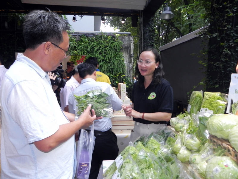 Phiên chợ Organic đầu tiên tại TP.HCM