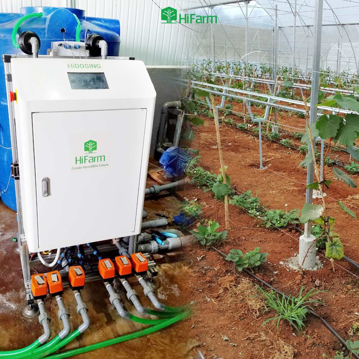 Vườn Buôn Hồ Farm ứng dụng HiFarm Solution Giải pháp nông nghiệp thông minh HiDosing Hệ thống tưới thông minh